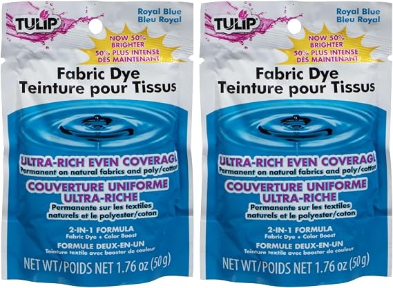 TULIP Fabric Dye 42738 Fdy Opstk Hot Royal Blue (Pack of 2)