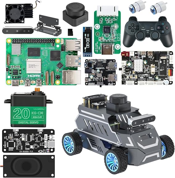 Yahboom Raspberry Pi 5 8GB for AI Robot Car
