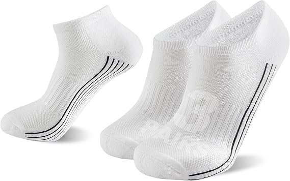 Sunew 3 Pairs Viscose Bamboo Socks, Unisex Cushioned Comfortable Ankle Workout Hiking Golf Socks