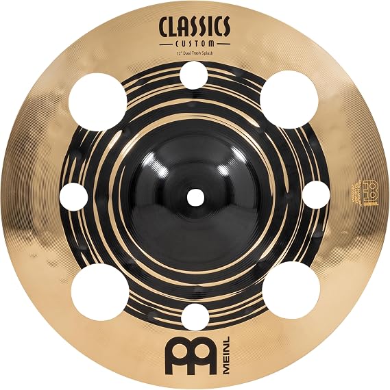 Meinl Cymbals Classics Custom Dual 12" Trash Splash MADE IN GERMANY | Cymbal for Drum Set, B12 Bronze