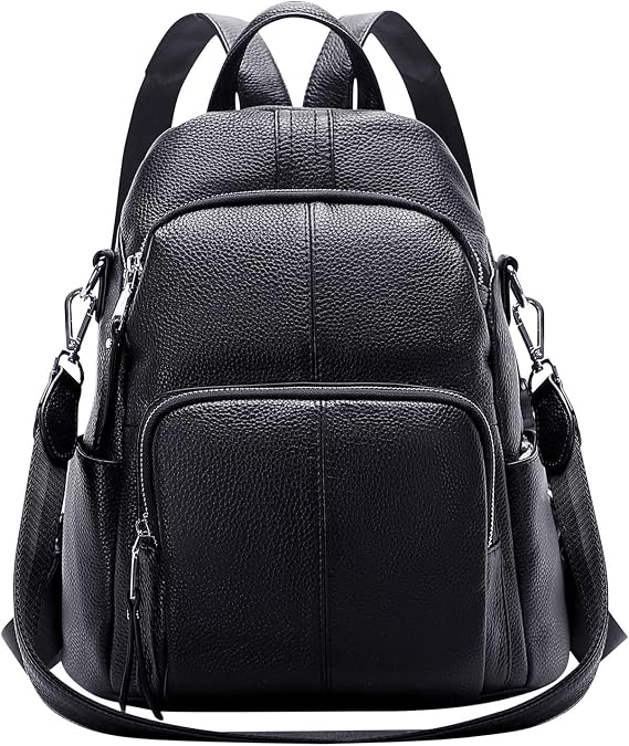 Altosy Genuine Leather Women's Backpack Bag Elegant Anti-Theft Daypack Shoulder Bag