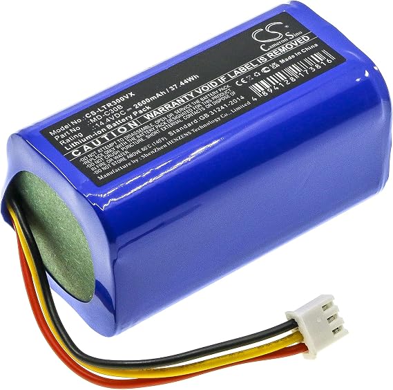 14.4V 2600mAh D071-INR-CH-4S1P MD-C30B Battery Replacement for BPK-VCBB1XB C30B 2D C30B 2D WiFi Robot Vacuum Cleanr C30B Battery
