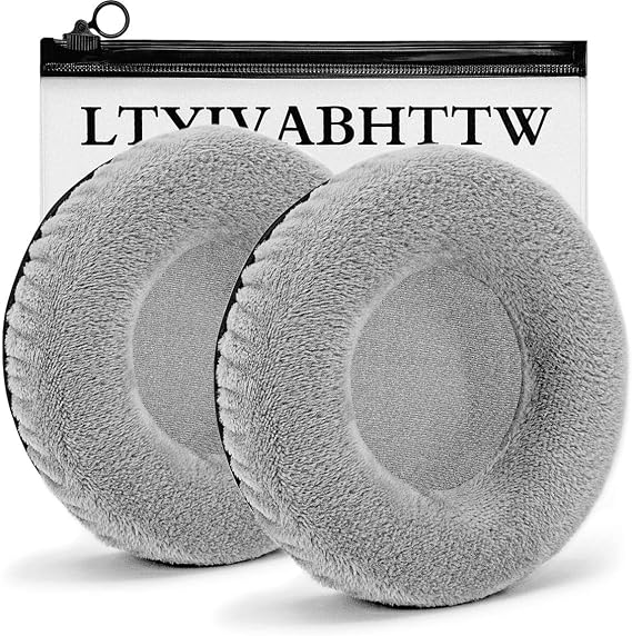 Replacement Ear Pads Compatible with DT770, DT880, DT990, DT 770 PRO, DT 880 PRO, DT 990 PRO Headphones (Silver)