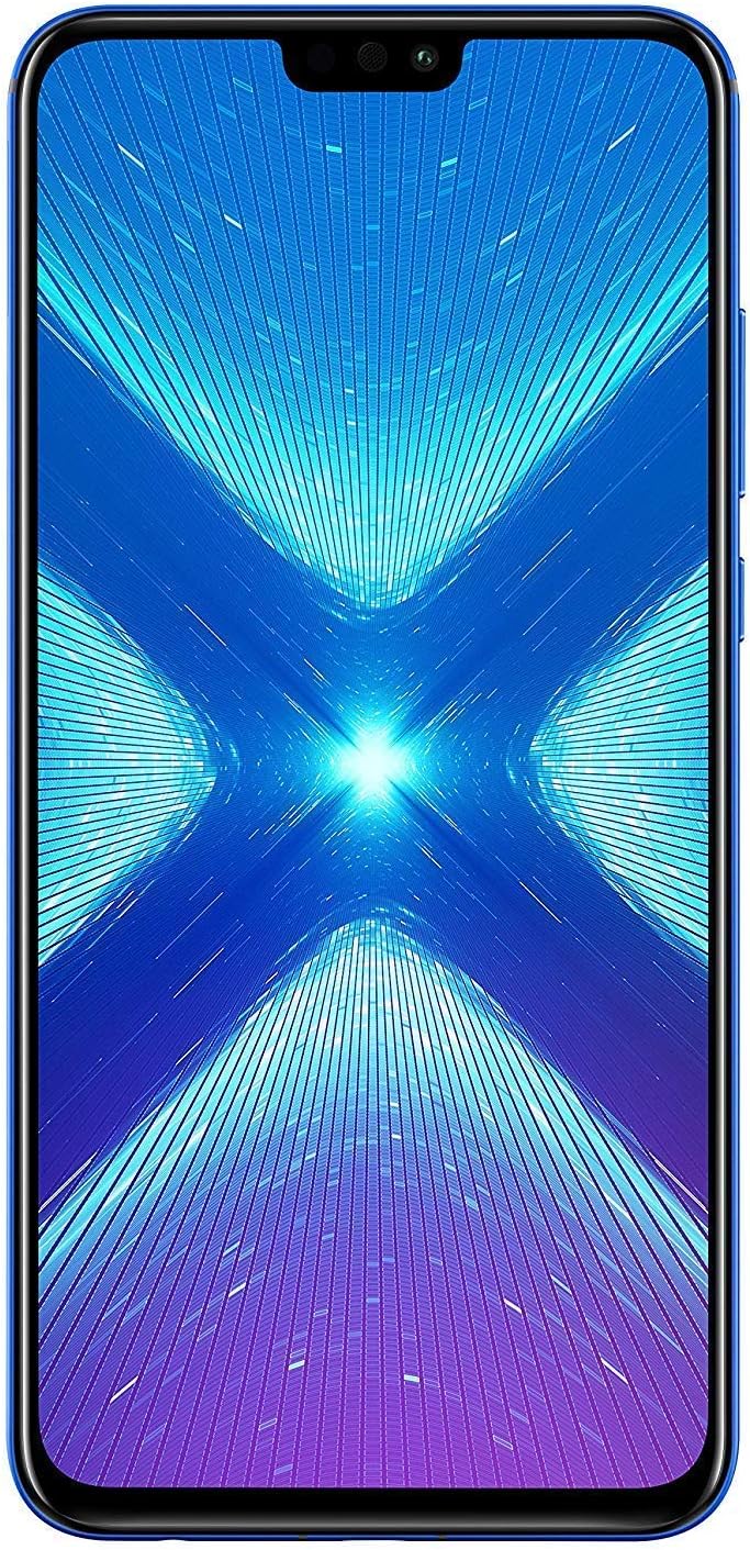 HUAWEI Honor 8X 64GB  4GB RAM 6.5 HD 4G LTE GSM Factory Unlocked Smartphone - International Version JSN-L23 Blue