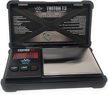 My Weigh Triton T3 660g x 0.1g Digital Scale w/Durable Rubber Case
