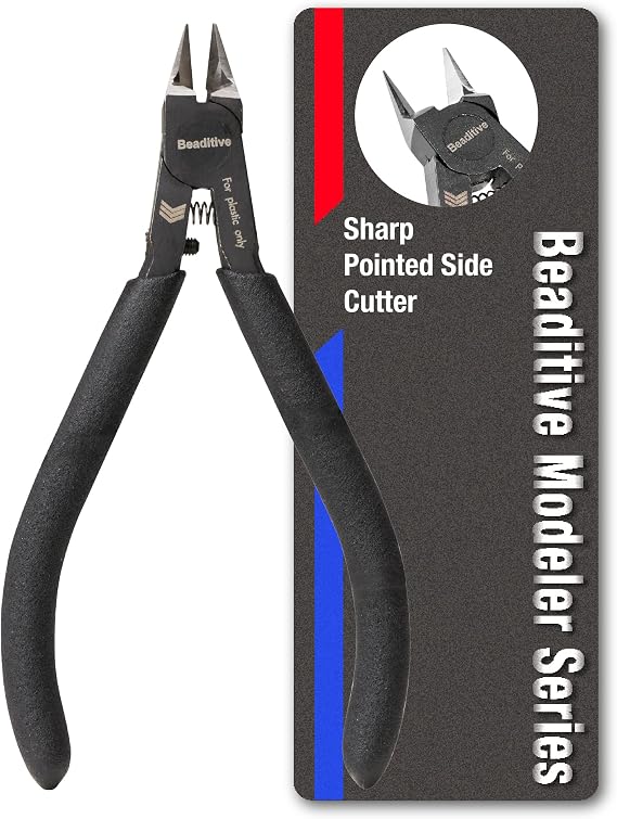 Beaditive Sharp Pointed Side Cutter for Plastic Model - Plastic Sprue Cutter - Gunpla, Gundam Model, Scale Model Building