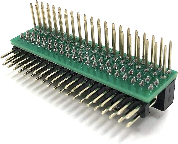 Micro Connectors Raspberry Pi 40-pin GPIO 1 to 2 Expansion Board (RAS-GP02),Green