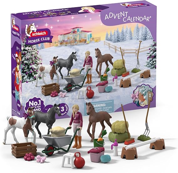 Schleich Horse Club - 34Pc Horse Club Advent Calender | 99178