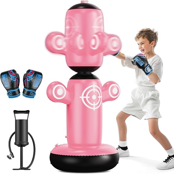 QPAU 360 Rotatable Kids Punching Bag