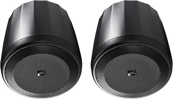 JBL Professional C62P Ultra-Compact Mid-High Satellite Hanging Pendant Speaker, Black, Sold as Pair