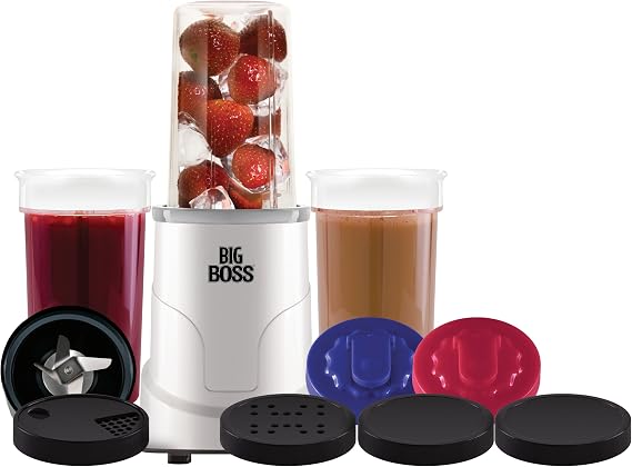 Big Boss 15-Piece Hi Speed 300-Watt Personal Countertop Blender Mixing System