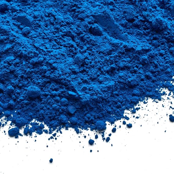 Huixang 0.44lb 7oz Concrete Cement Pigment-Blue Iron Oxide Powder, Cement Dye for Brick, Tile, Clay, Lime, Mortar, Grout, Plaster, Paint, Bath Bombs Coloring (Blue,0.44lb)