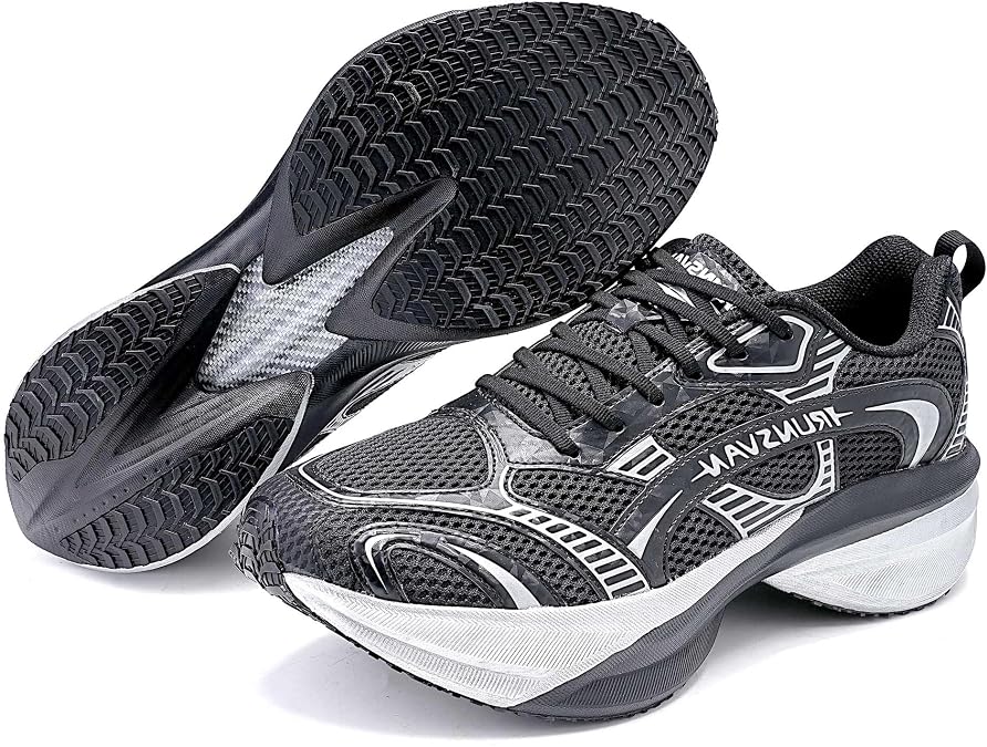Carbon Plate Running Shoes, Lightweight Cushioned Shoes Men Women