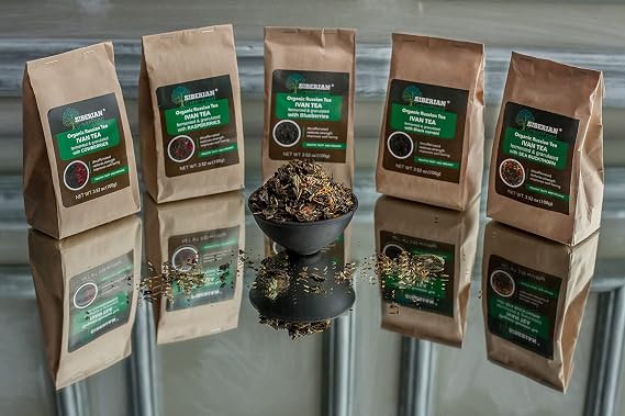 Natural Tea Drink, Ivan Tea & Berries Set