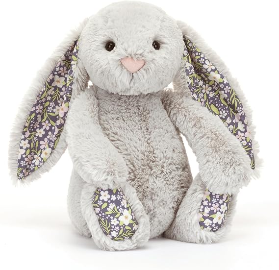 Bashful Silver Bunny 'Bloom' - The Original 12" Jellycat