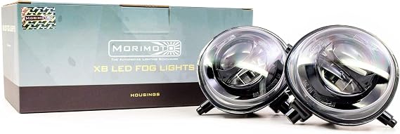 Morimoto XB LED Foglights, Type Z Plug and Play Foglight Housing Upgrade, Fits Many Mazda Models, DOT Approved Assembly with White LED Chips, UV Resistant, (1x LF200)