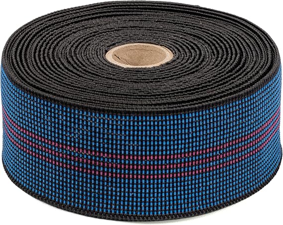 Elasticated Upholstery Webbing for Furniture Seats, Sofa and Chair Repair, 10 metres