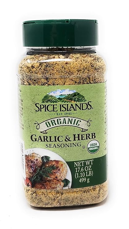 Spice Islands Organic Garlic & Herb Seasoning 17.6oz