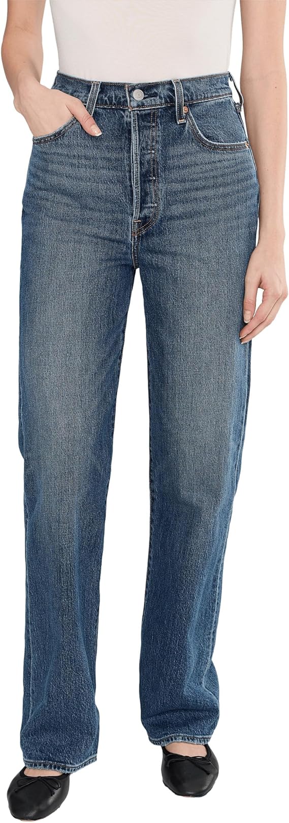 Levi's Womens Ribcage Full Length