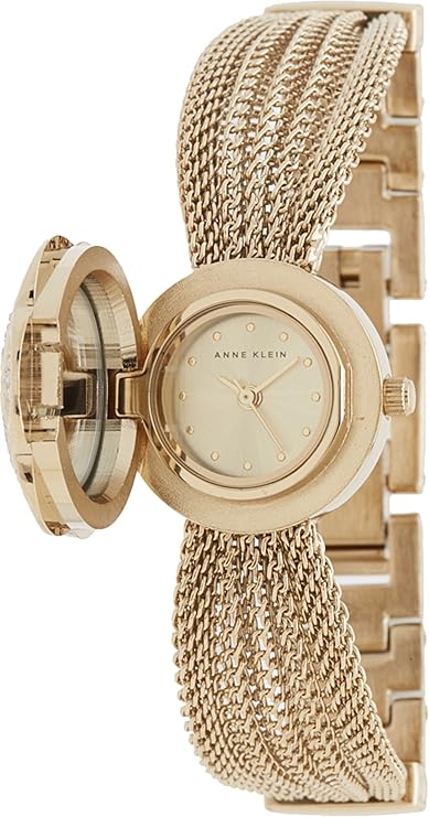 Anne Klein Women's AK/1046CHCV Premium Crystal-Accented Watch