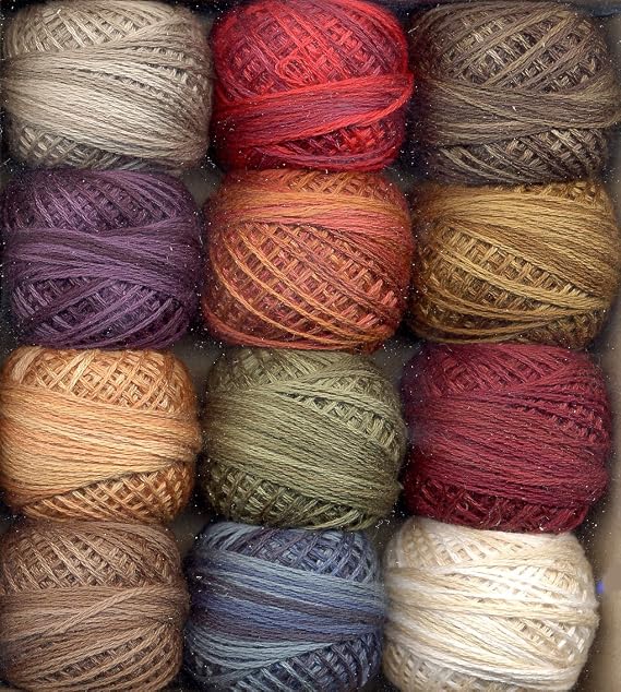 Valdani 3-Strand Floss | Artist's Palette | 12 Balls | 29 Yds/Ball