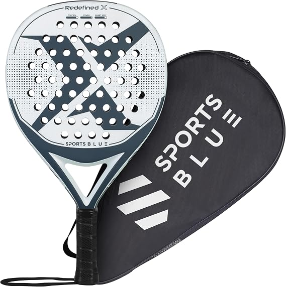 SportsBlue Carbon Surface Padel Racket - Pro-Series Tennis Paddle Racket - All Pala Padels Racquets