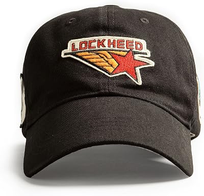 RED CANOE Lockheed SR-71 Blackbird Cap, OSFA, Black