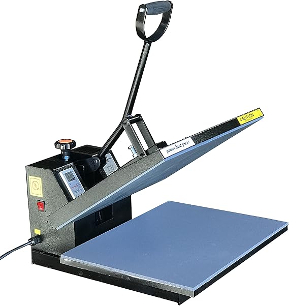 Fancierstudio Heat Press 16x20 Lower Platen Pull Out 5.5" Sublimation Rhinestone Heat Press FS16x20BP Black