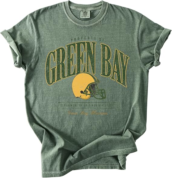 Green Bay T-Shirt, Retro City Graphic Tee, Vintage Wisconsin Shirt
