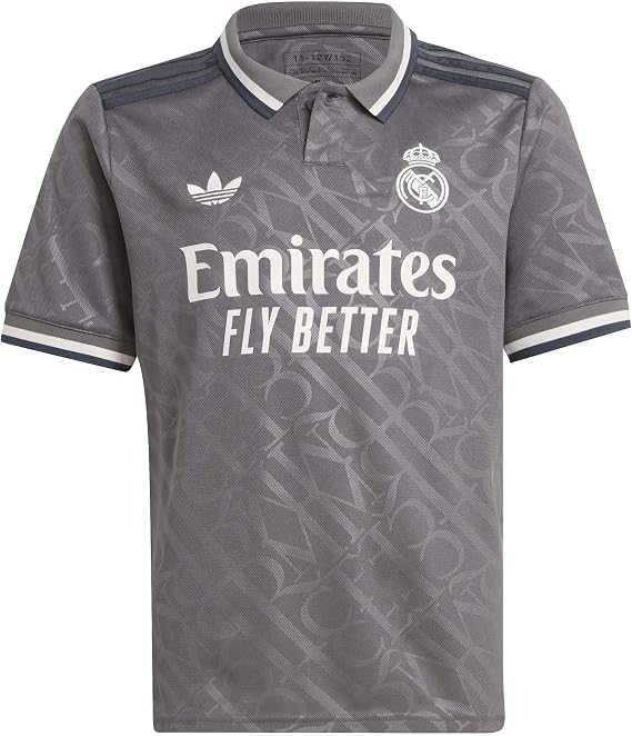 adidas Boys' Real Madrid 24/25 Third Jersey
