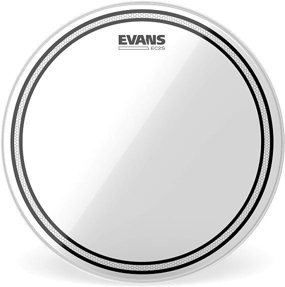 Evans EC2S Clear Tom Drum Head 6 Inch