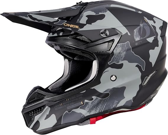 O'NEAL 5 SRS Helmet Camo Black/Gray, XL