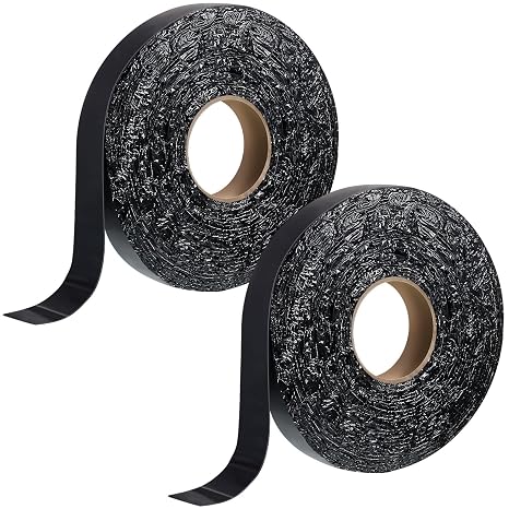 Fabbay 2 Rolls 1.18 in Asphalt Crack Filler Tape for Driveway Repair Joint