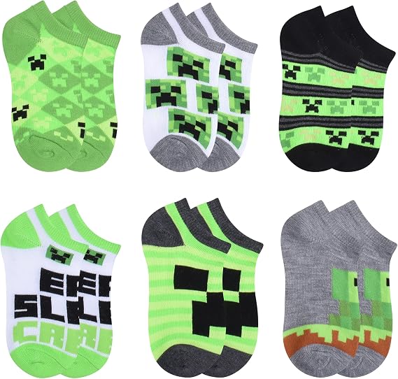 Minecraft Boys Multi-pack Socks