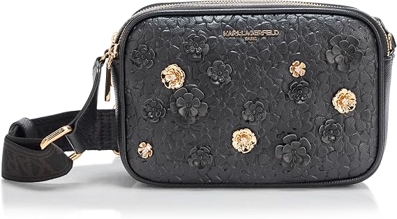 KARL LAGERFELD Women's Maybelle Crossbody With Flower Embellishments