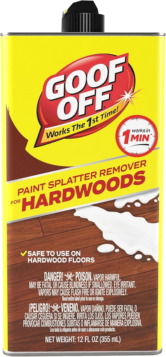 Goof Off 12 Oz. Hardwood Floor Paint Splatter Remover - 1 Each
