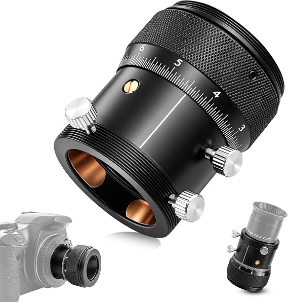 Astromania Telescope Focuser, Double Helical Focuser 1.25" for Guide Scope