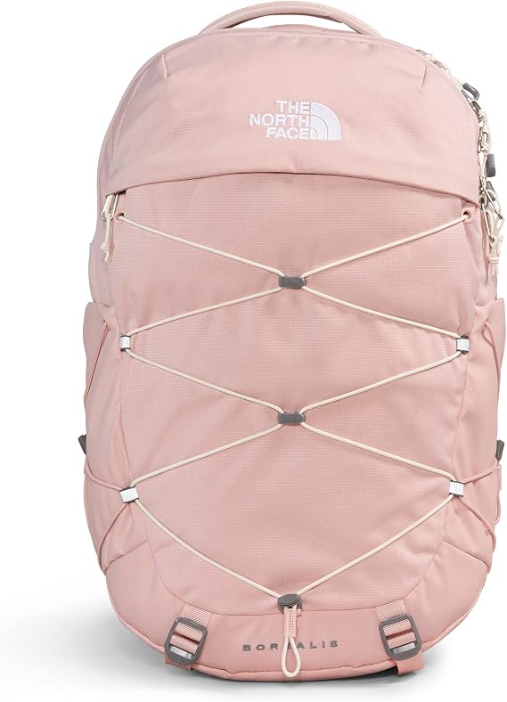 The North Face Women's Borealis Commuter Laptop Backpack, Pink Moss Dark Heather/Gardenia White, One Size