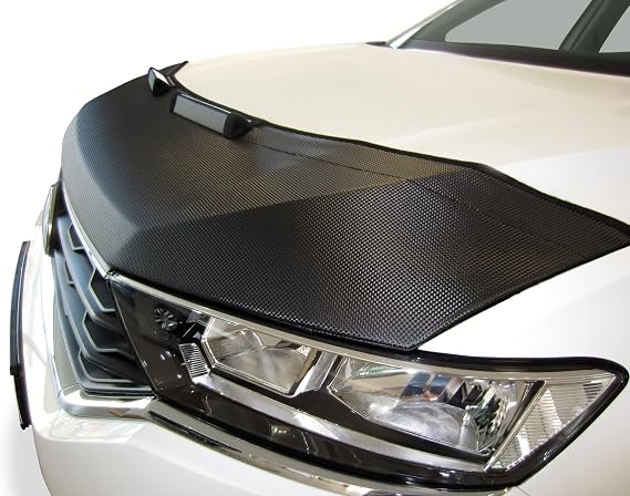 Auto-Bra AB3-00339c Carbon Fiber Look Hood Bra for Skoda Karoq Since 2017, Water Resistant, Car Hood Cover