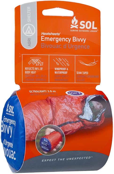 S.O.L. 90% Reflective Lightweight Emergency Bivvy