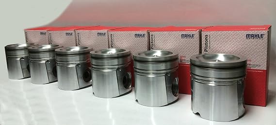 MAHLE Pistons set Compatible with: 5.9 5.9L CUMMINS 2003-2010 MAHLE +.020 17:1 H/O PISTONS Matched & Balanced Set of 6