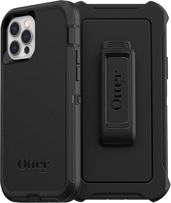 OtterBox iPhone 12 / iPhone 12 Pro Defender Case Black