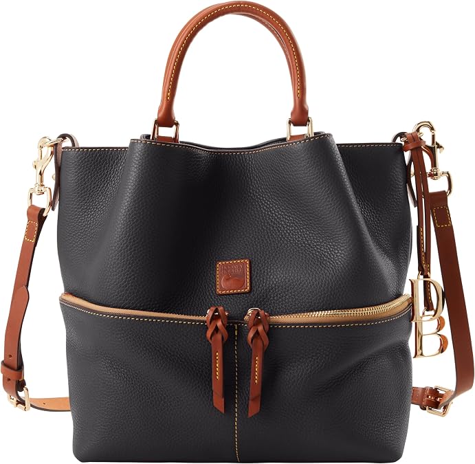 Dooney & Bourke Women's Dawson Satchel, Medium Handbag with Shoulder Strap