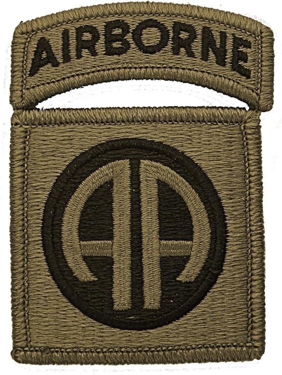 82nd Airborne Multicam Patch with Airborne Tab