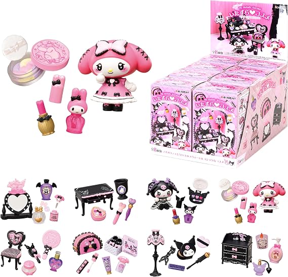 Hamee RE-Ment Blind Box Sanrio - My Melody & Kuromi Cosmetics - 8 Pc.
