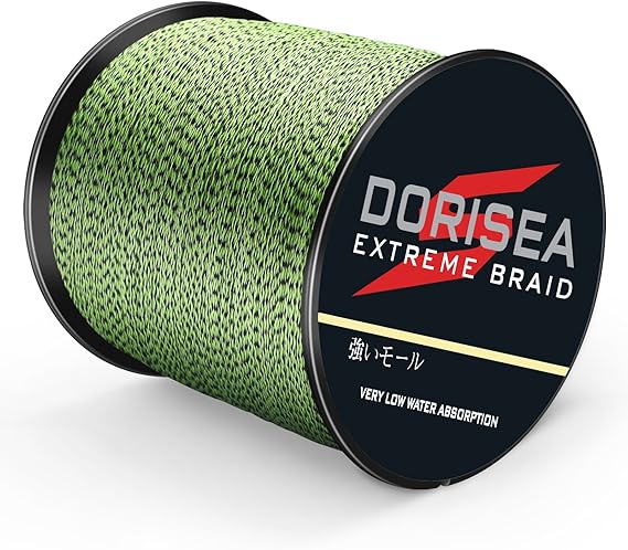 Extreme Braid 100% Pe Multi-Color(Black&Yellow) Braided Fishing Line 109Yards-2187Yards 6-550Lb Test Fishing Wire Fishing String Superline