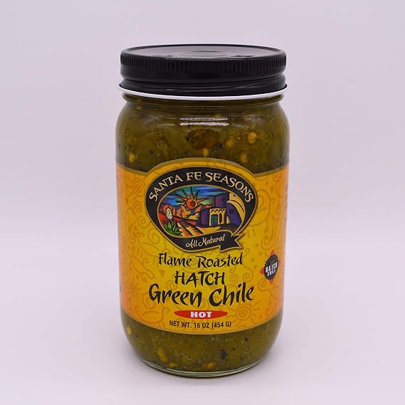 SANTA FE SEASONS Roasted Green Chile Hot, 16 OZ