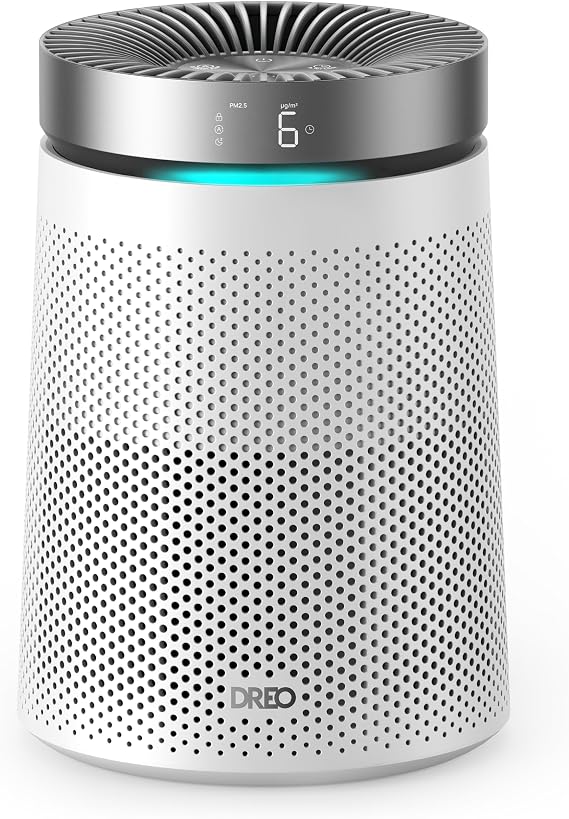 Dreo HEPA Hava DREO Macro 606 Akıllı Hava Temizleyici – HEPA Filtre, 25dB Ultra Sessiz Çalışma, LED Ekran
