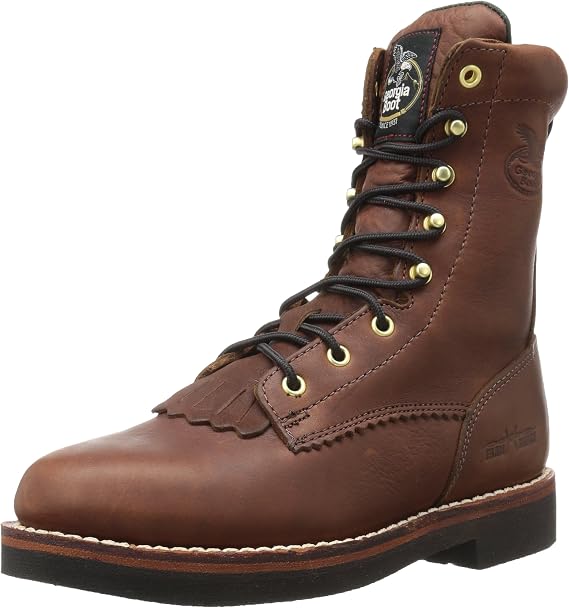 Georgia Boot Men's G7014 8" F&R Lacer