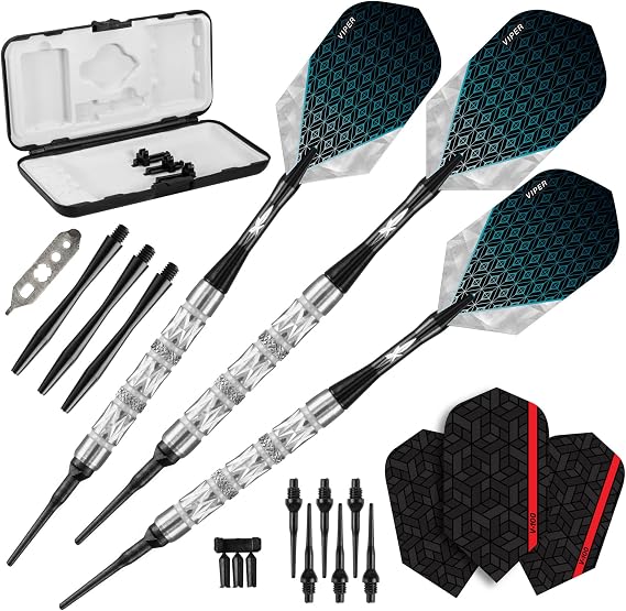 Viper Diamond 90% Tungsten Soft Tip Dart Set with Case
